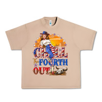 Burro Chill the fourth out 4th of july Urban Heavy Tee - NancyCooperArtShop