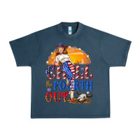 Midnight Navy Chill the fourth out 4th of july Urban Heavy Tee - NancyCooperArtShop