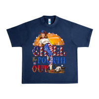 Navy Chill the fourth out 4th of july Urban Heavy Tee - NancyCooperArtShop