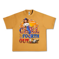 Peanut Butter Chill the fourth out 4th of july Urban Heavy Tee - NancyCooperArtShop