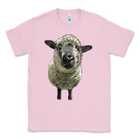 Bubblegum Pink hampshire sheep head Classic Tee - LillyAllenDesigns