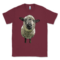 Burgundy hampshire sheep head Classic Tee - LillyAllenDesigns