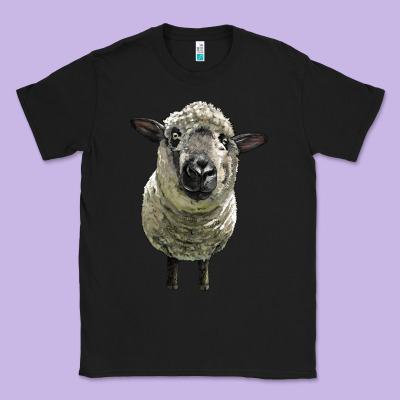 Hampshire Sheep Head Classic Tee Designed By Lillyallendesigns