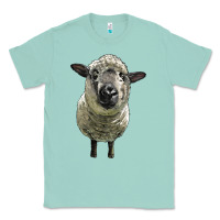 Seafoam hampshire sheep head Classic Tee - LillyAllenDesigns