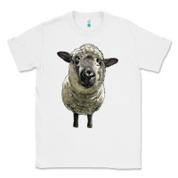 White hampshire sheep head Classic Tee - LillyAllenDesigns