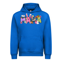 Cobalt Easter mama Urban Hoodie - OliviaCreatesArt