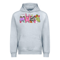 Heather Grey Easter mama Urban Hoodie - OliviaCreatesArt