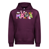 Mauve Wine Easter mama Urban Hoodie - OliviaCreatesArt