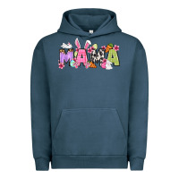 Pigment Midnight Navy Easter mama Urban Hoodie - OliviaCreatesArt
