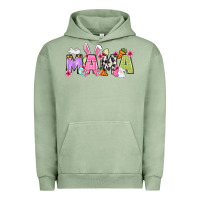 Pigment Oil Green Easter mama Urban Hoodie - OliviaCreatesArt