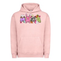 Pigment Salmon Easter mama Urban Hoodie - OliviaCreatesArt