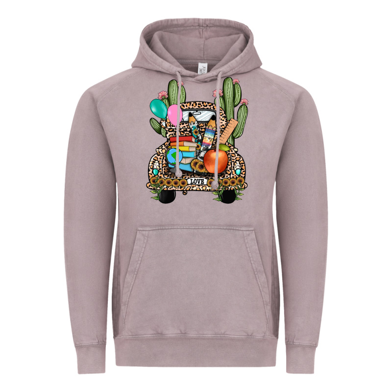 Farm Truck,back To School Vintage Hoodie by JahusDesignShop | Teevron