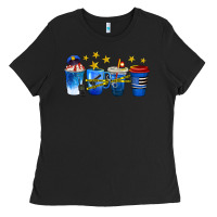 Black police coffee cups Ladies Tee - texasbilliewilder
