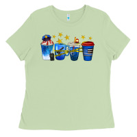 Matcha police coffee cups Ladies Tee - texasbilliewilder