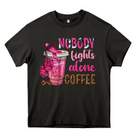 Asphalt Nobody Fights Alone Coffee Heavy Core Tee - texasbilliewilder