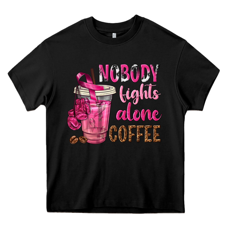 Nobody Fights Alone Coffee Heavy Core Tee by texasbilliewilder | Teevron