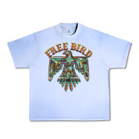 Grape Ice free bird feathers thunderbird Urban Heavy Tee - BarkalooDesign