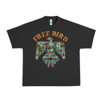 Pigment Black free bird feathers thunderbird Urban Heavy Tee - BarkalooDesign