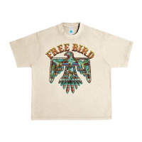 Sandshell free bird feathers thunderbird Urban Heavy Tee - BarkalooDesign