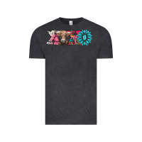 Vintage Black xoxo braunvieh cow Vintage Tee - AdoDesignShop
