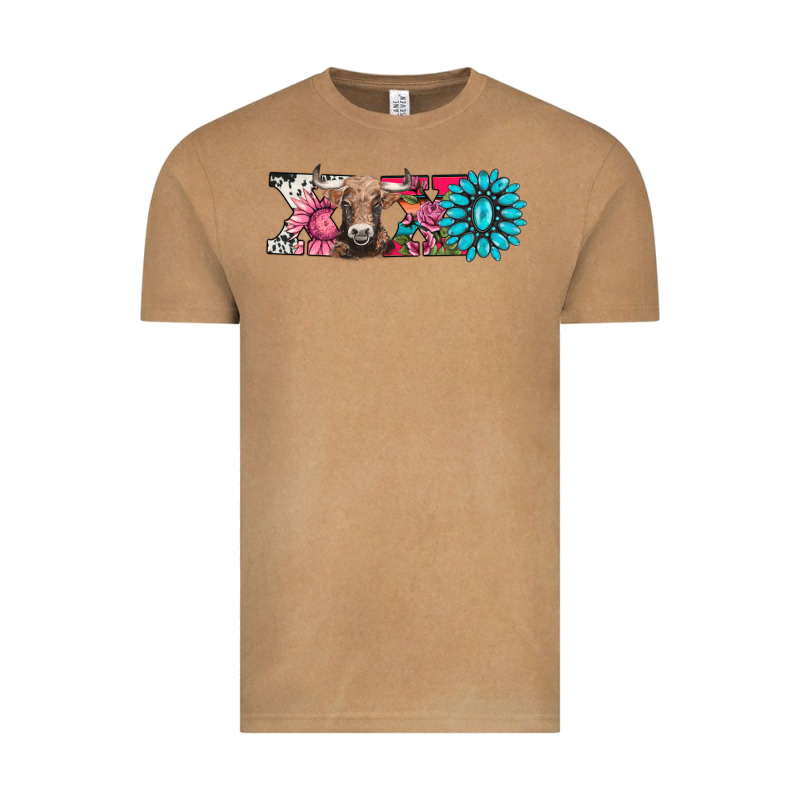 Xoxo Braunvieh Cow Vintage Tee by AdoDesignShop | Teevron