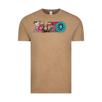 Vintage Coffee xoxo braunvieh cow Vintage Tee - AdoDesignShop