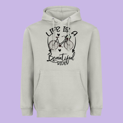 Life Is A Beautiful Ride Heavyweight Hoodie Designed By Bettercallsaul