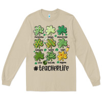 Mushroom teacher st.patrick's Long Sleeve Tee - MaliasSmallBusiness