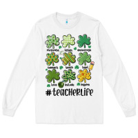 White teacher st.patrick's Long Sleeve Tee - MaliasSmallBusiness
