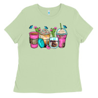 Matcha mother's day coffee cups Ladies Tee - Zillion Design Studio