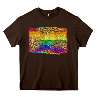 Chocolate Brown pride background Heavy Core Tee - Zillion Design Studio