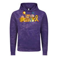 Cloud Purple childhood cancer ribbon and coffee cups Vintage Hoodie - AdoDesignShop