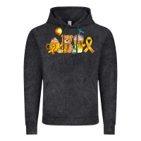 Vintage Black childhood cancer ribbon and coffee cups Vintage Hoodie - AdoDesignShop