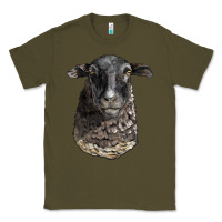 Army Green dorper sheep head Classic Tee - LillyAllenDesigns
