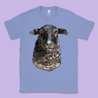 Dorper Sheep Head Classic Tee Designed By Lillyallendesigns