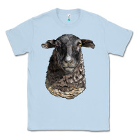 Dusty Blue dorper sheep head Classic Tee - LillyAllenDesigns