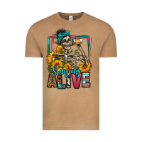 Vintage Camel staying alive coffee drinking skeleton Vintage Tee - Jasminsmagicworld