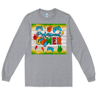 Heather Grey professional gamer Long Sleeve Tee - JahusDesignShop