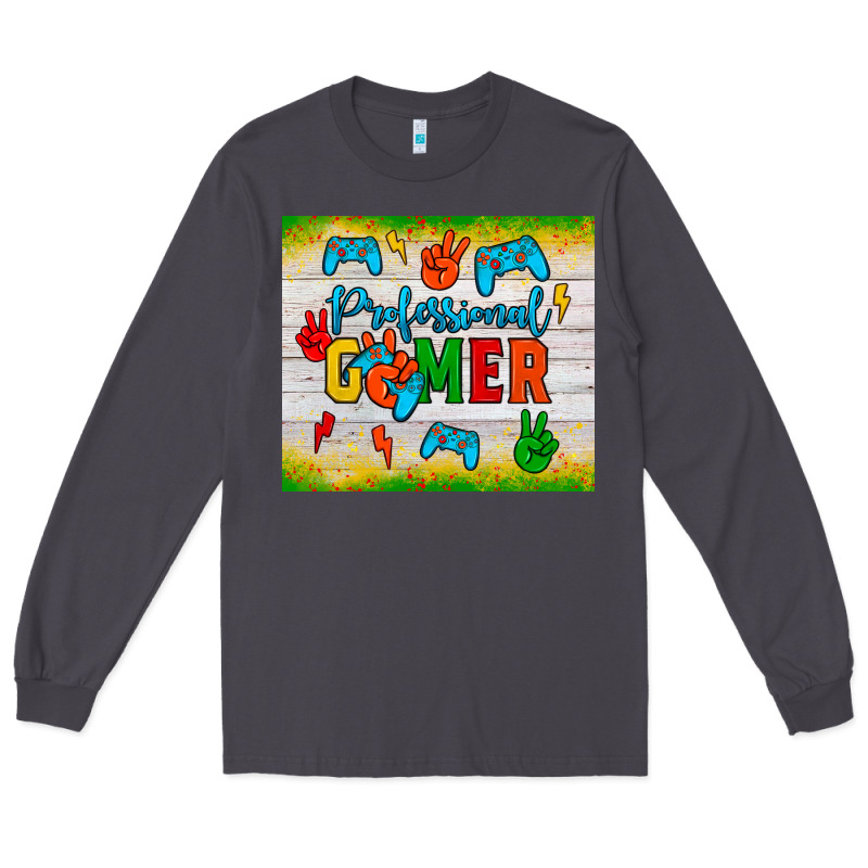 Professional Gamer Long Sleeve Tee by JahusDesignShop | Teevron