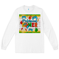 White professional gamer Long Sleeve Tee - JahusDesignShop
