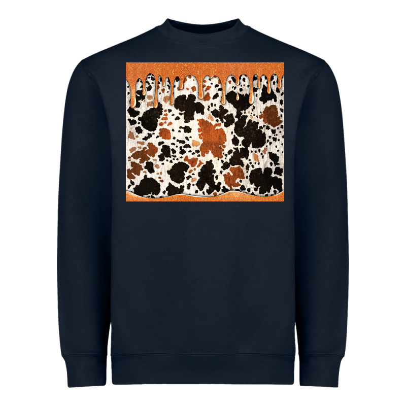 Cowhide Dripping Glitter Tumbler Heavyweight Sweatshirt by Jasminsmagicworld | Teevron