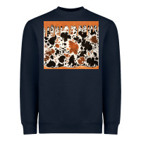 Navy cowhide dripping glitter tumbler Heavyweight Sweatshirt - Jasminsmagicworld