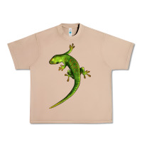 Burro Green Lizard Illustrations Urban Heavy Tee - LillyAllenDesigns