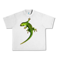 Lunar Rock Green Lizard Illustrations Urban Heavy Tee - LillyAllenDesigns
