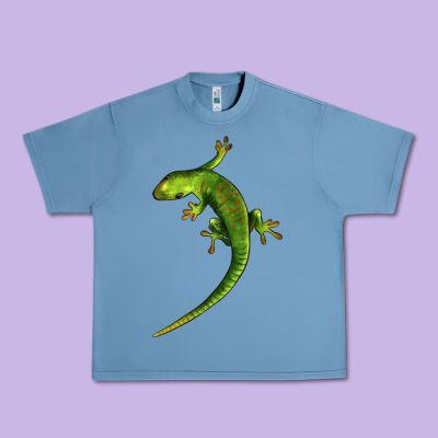 Green Lizard Illustrations Urban Heavy Tee Designed By Lillyallendesigns