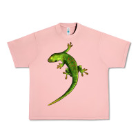 Salmon Green Lizard Illustrations Urban Heavy Tee - LillyAllenDesigns