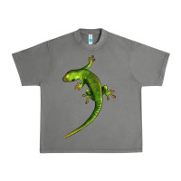 Tornado Green Lizard Illustrations Urban Heavy Tee - LillyAllenDesigns