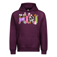 Mauve Wine Easter mini Urban Hoodie - OliviaCreatesArt