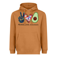 Meerkat PEACE LOVE AVOCADOS Heavyweight Hoodie - Bettercallsaul
