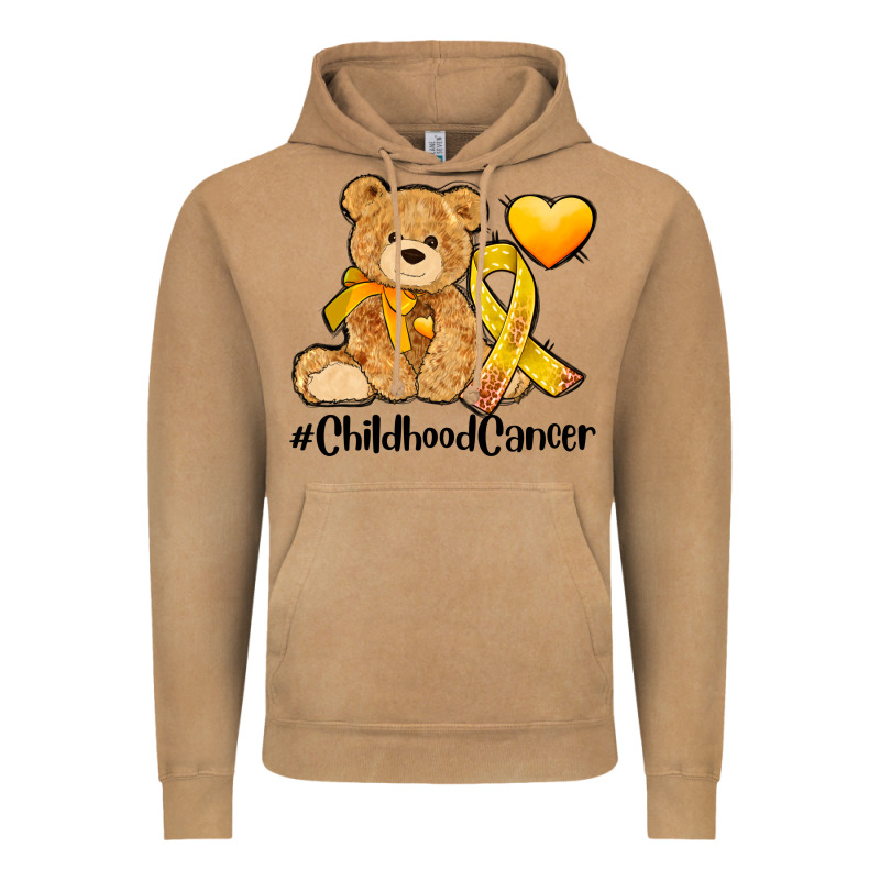 Childhood Cancer And Cancer Ribbon Vintage Hoodie by AdoDesignShop | Teevron